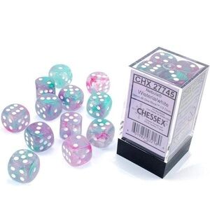 Chessex Nebula Wisteria/White Dice Set